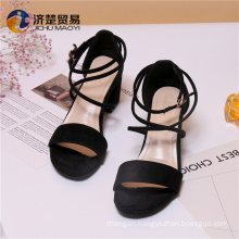 Lady party shoes dress shoes woman open toe sandals heel shoes